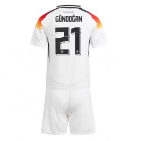 Deutschland Ilkay Gundogan #21 Heimtrikot EM 2024 Kurzarm (+ kurze hosen)